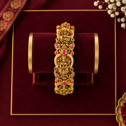 GOLDEN ANANDITA OPENABLE NAGAS BANGLES