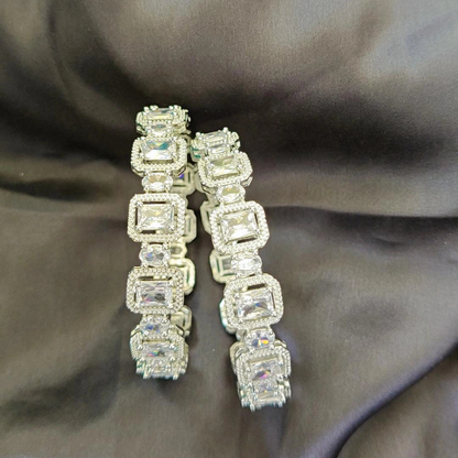 ORIGINAL SILVER ANIKA BANGLES