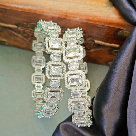 ORIGINAL SILVER ANIKA BANGLES