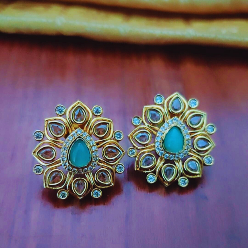 MINT SIYA ZIRCONIA EARRINGS
