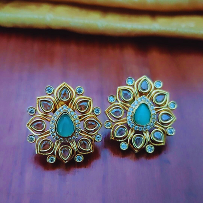 MINT SIYA ZIRCONIA EARRINGS