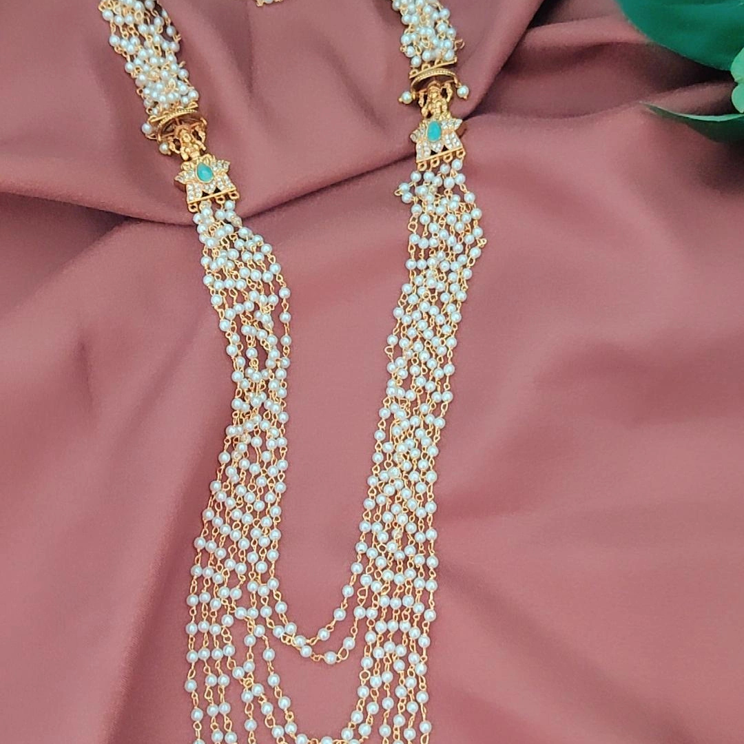 ORIGINAL NARAYANA PEARL JEWELLERY SET - MINT