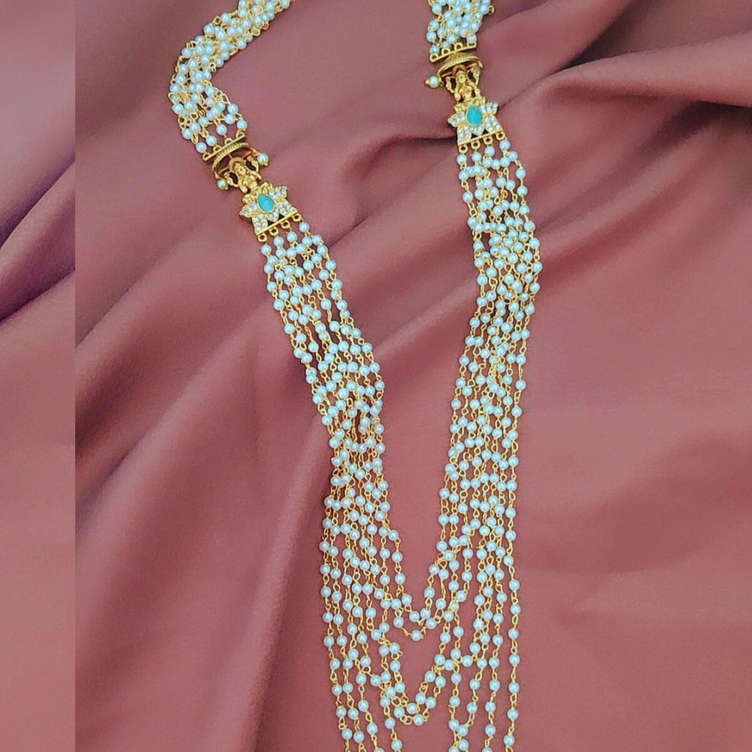 ORIGINAL NARAYANA PEARL JEWELLERY SET - MINT