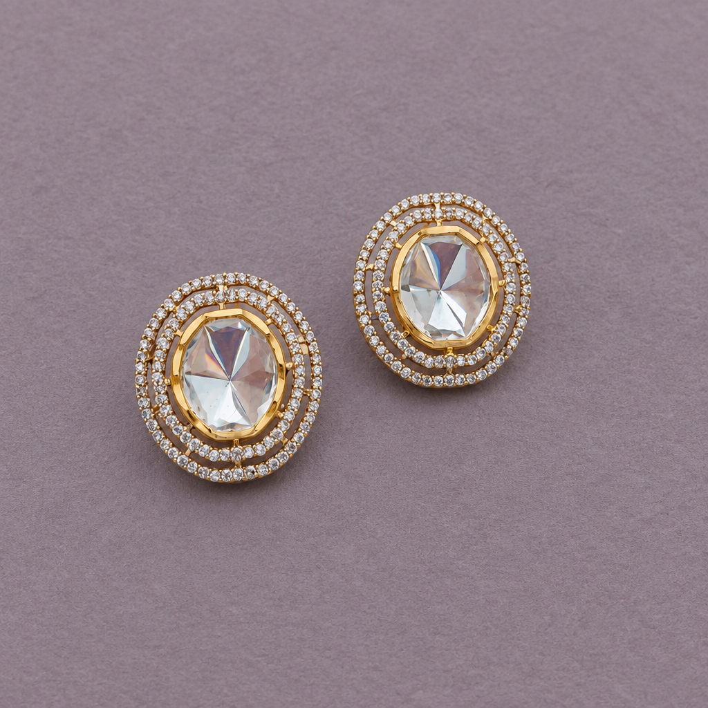 ORIGINAL SILVER MAYILA STATEMENT EARRINGS