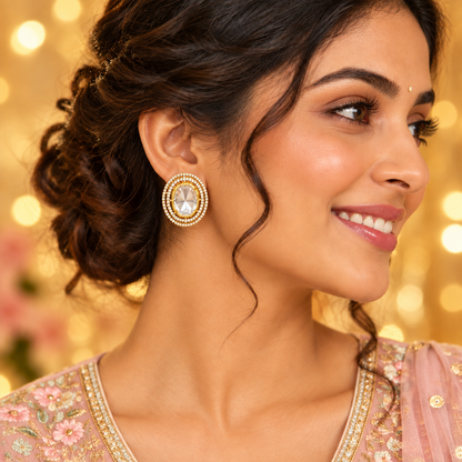 ORIGINAL SILVER MAYILA STATEMENT EARRINGS