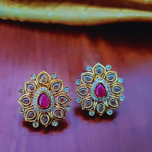 RUBY SIYA ZIRCONIA EARRINGS