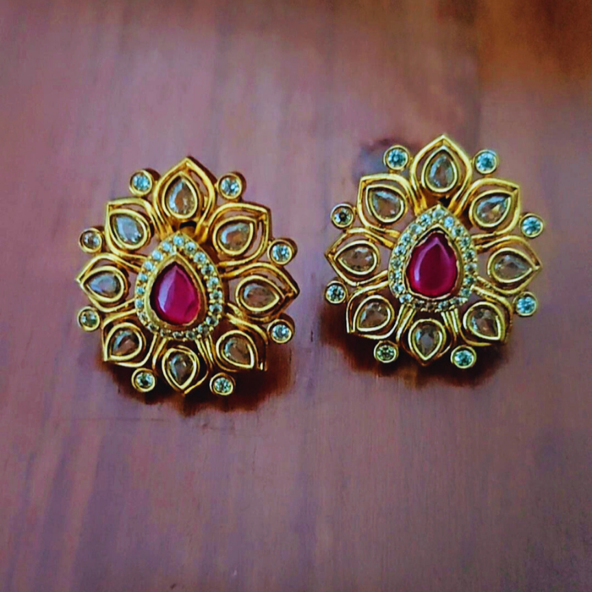 RUBY SIYA ZIRCONIA EARRINGS