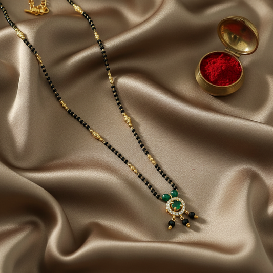 EMERALD PRISHA MANGALSUTRA