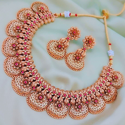 RUBY ANAYA GOLDEN JEWELLERY SET