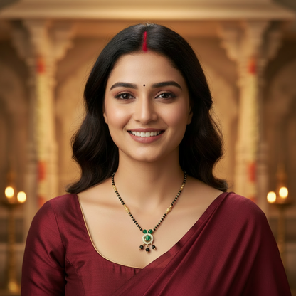 EMERALD PRISHA MANGALSUTRA