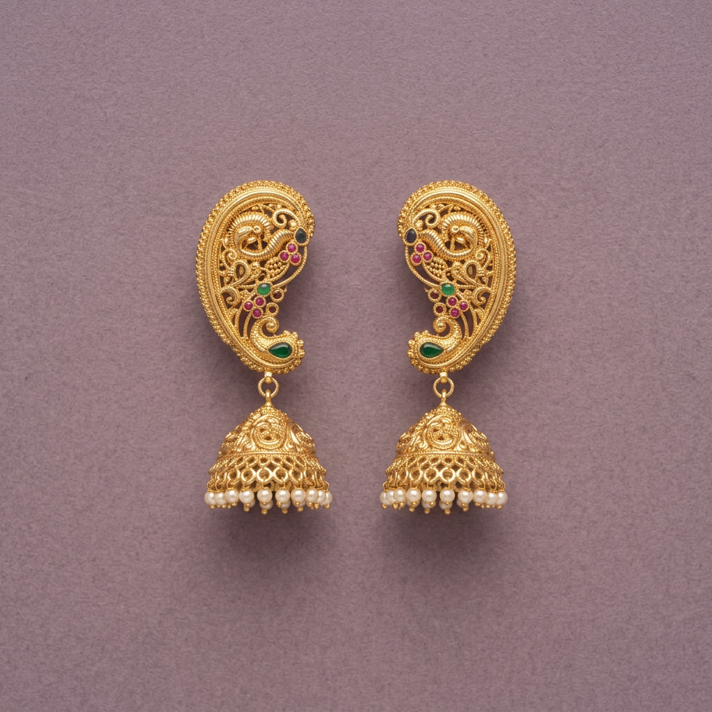 GOLDEN JAANU EARCUFF EARRINGS