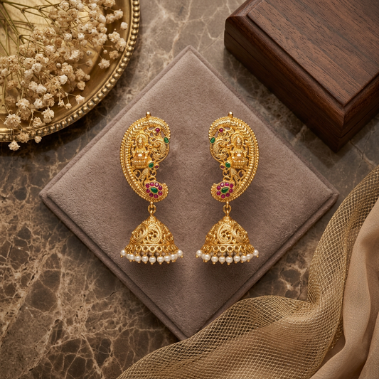 GOLDEN NEELA EARCUFF EARRINGS