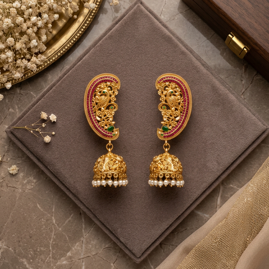 GOLDEN KASHI EARCUFF EARRINGS