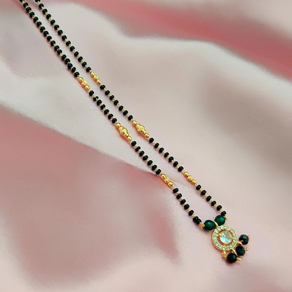 DIAMOND GREEN PRISHA MANGALSUTRA