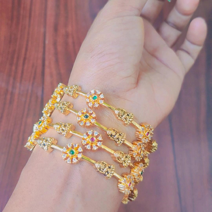 GOLDEN ANAMIKA NAGAS BANGLES