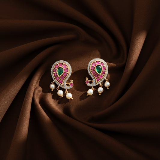 MULTICOLOR YACHAVI STUD EARRINGS