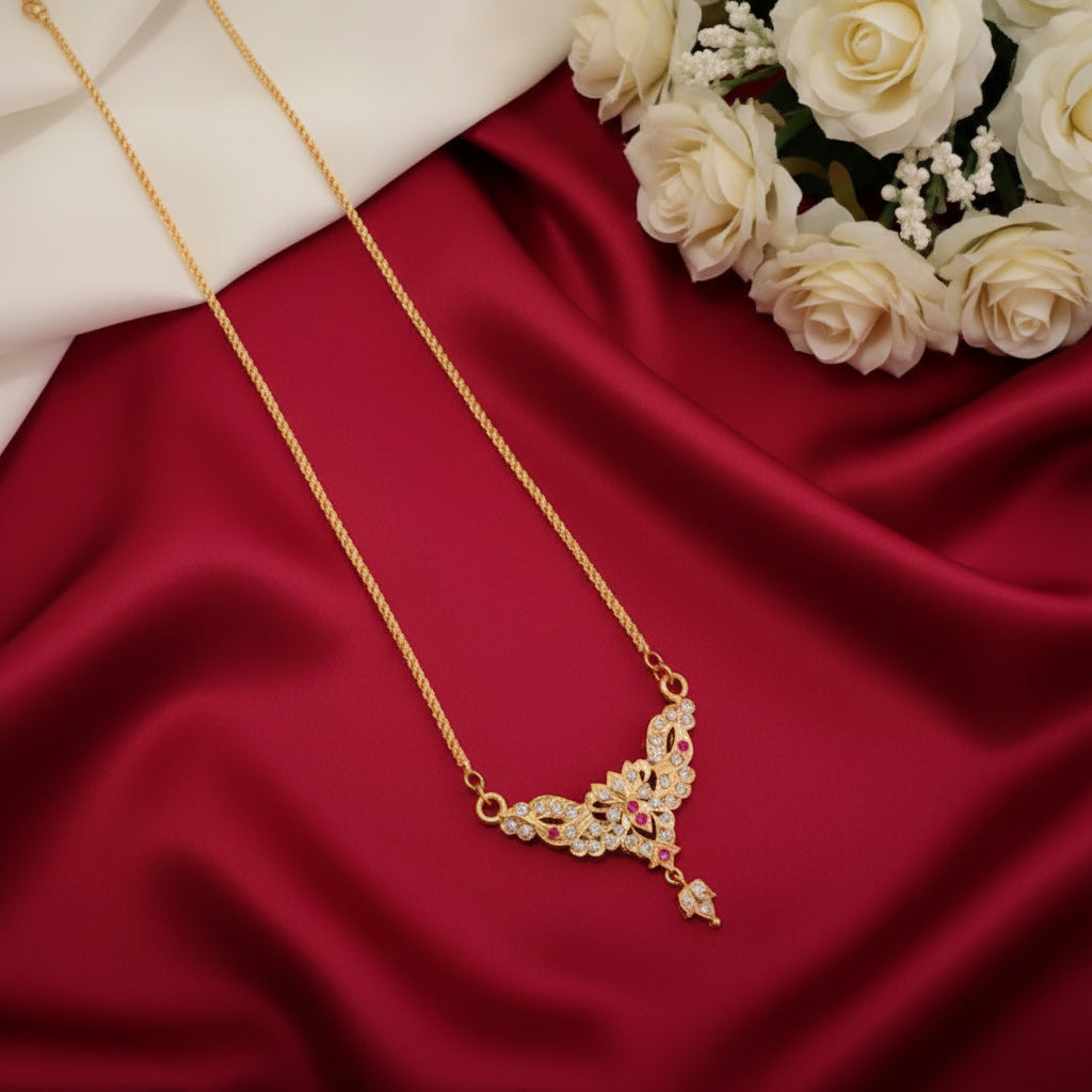 RUBY YAZHINI IMPON LONG DOLLAR CHAIN