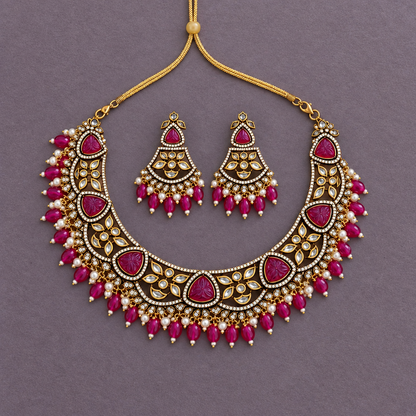 RUBY PARUL VICTORIAN JEWELLERY SET