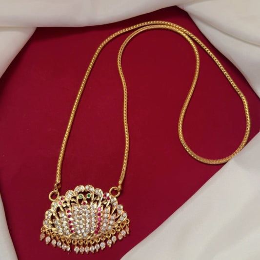 MULTICOLOR KAMALI IMPON LONG DOLLAR CHAIN