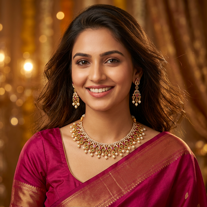 MULTICOLOR DIVIJA JEWELLERY SET