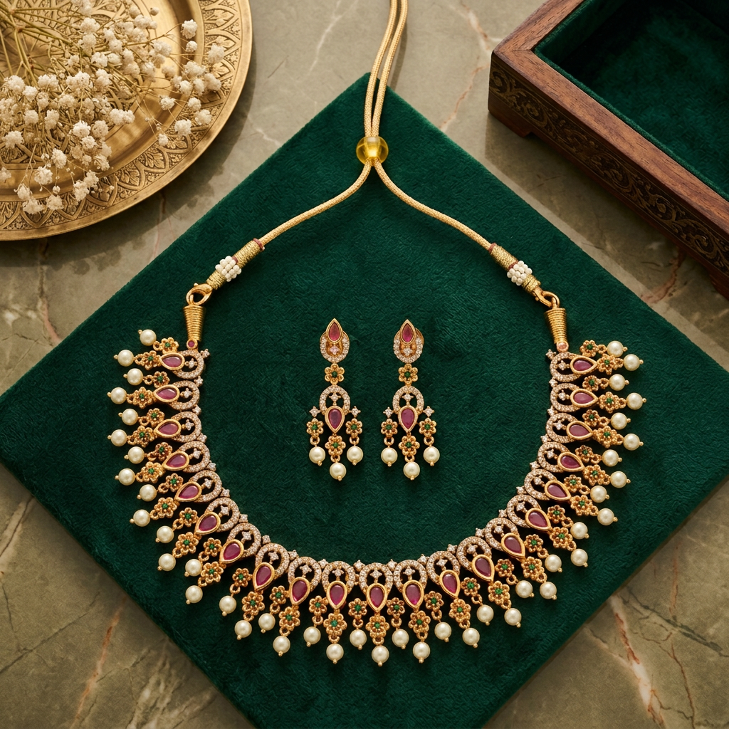 MULTICOLOR DIVIJA JEWELLERY SET