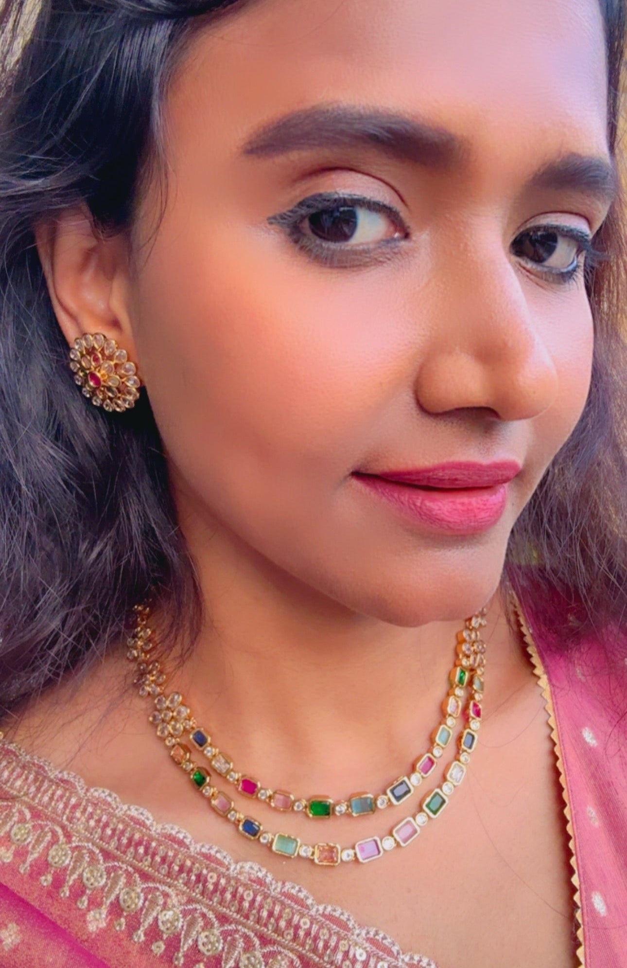 MULTICOLOR RANAMITHA JEWELLERY SET