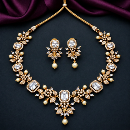 DIAMOND CHRISTA ZIRCONIA JEWELLERY SET
