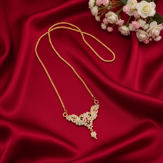 RUBY YAZHINI IMPON LONG DOLLAR CHAIN