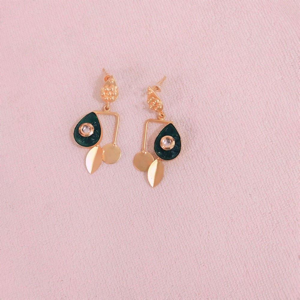 green earrings for girls