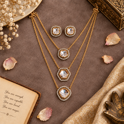 AMAARA POLKI JEWELLERY SET