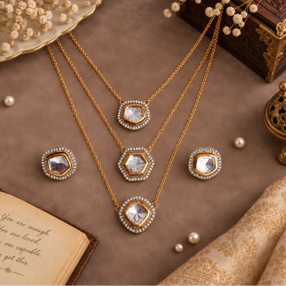 AMAARA POLKI JEWELLERY SET