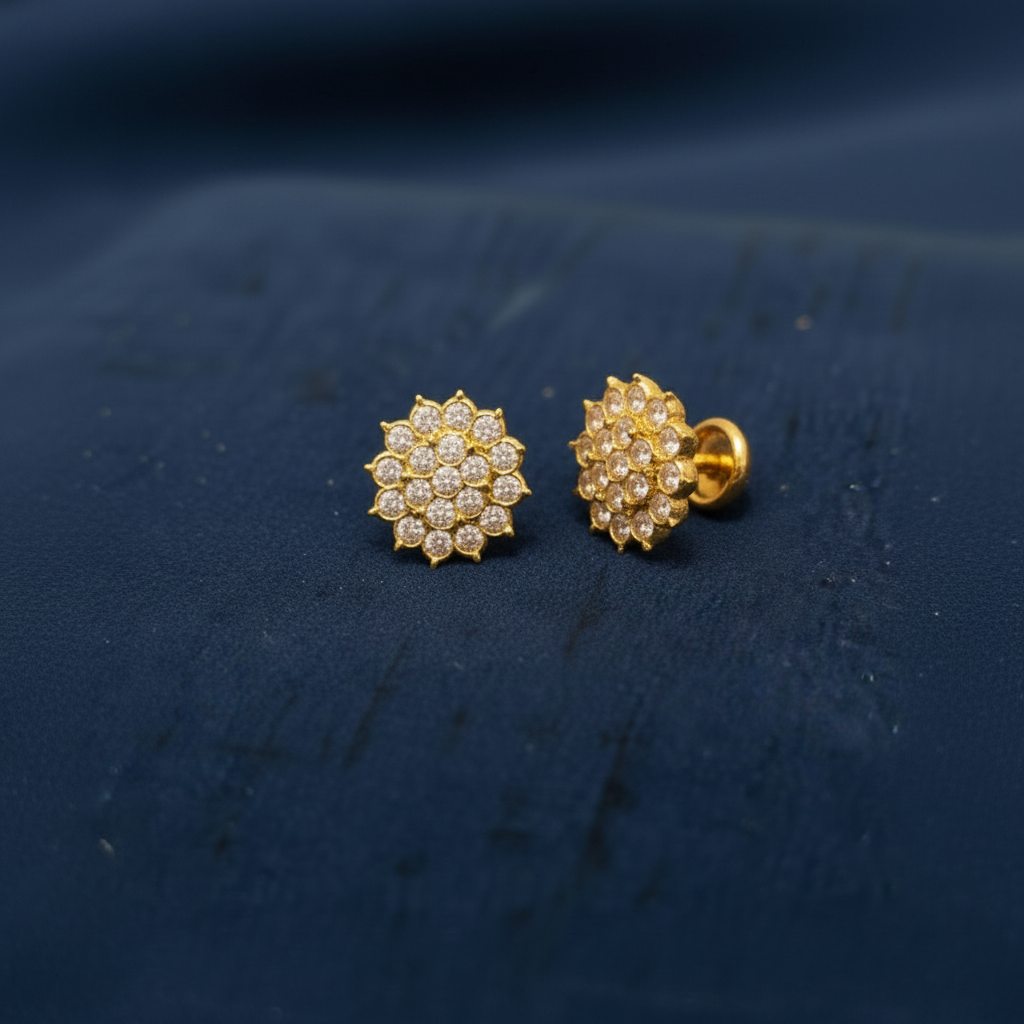 DIAMOND ANGRIKA STUD EARRINGS
