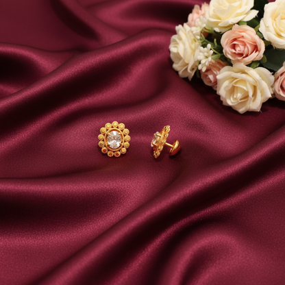DIAMOND MANILA STUD EARRINGS
