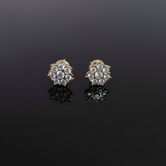 DIAMOND VIBHA EIGHT STONE STUD EARRINGS