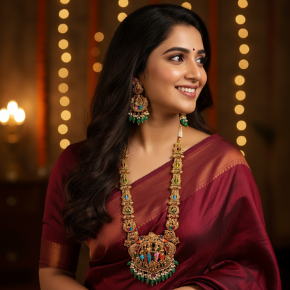 SRINIVASA KALYANA HARAM TEMPLE JEWELLERY SET