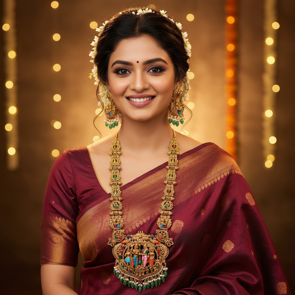 SRINIVASA KALYANA HARAM TEMPLE JEWELLERY SET
