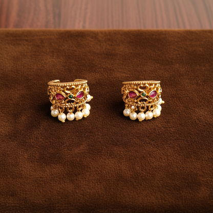 MULTICOLOR JIYA BUGADI  EARRINGS