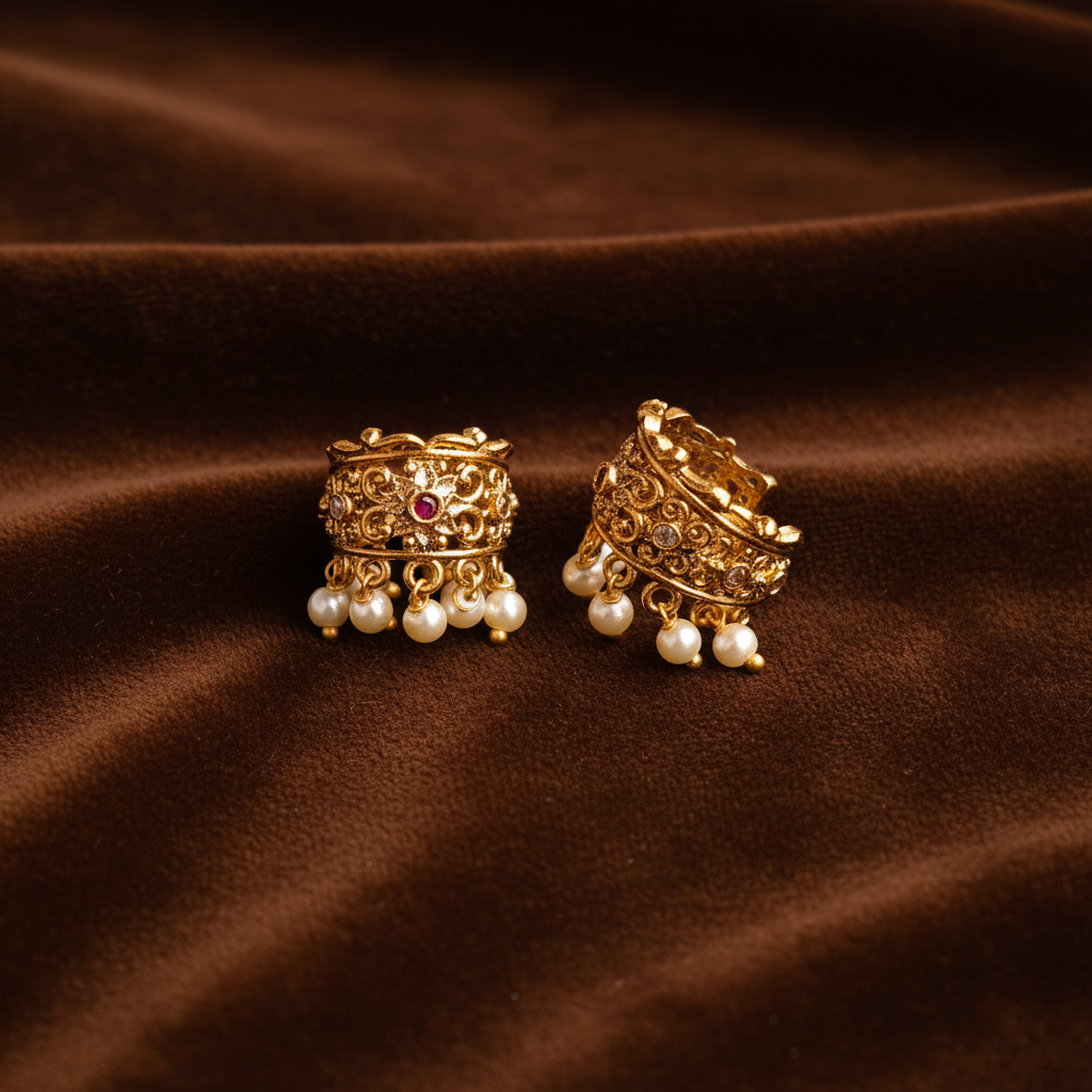 RUBY JIYA BUGADI  EARRINGS
