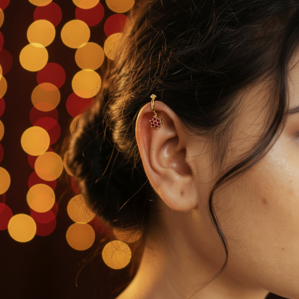 RUBY SHIMONA BUGADI  EARRINGS