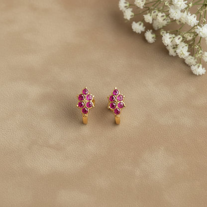 RUBY TANVI STUD EARRINGS