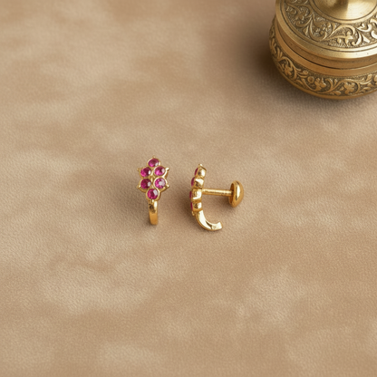 RUBY TANVI STUD EARRINGS