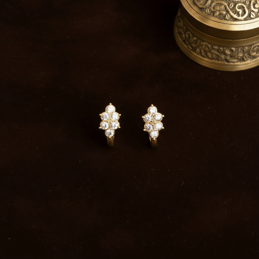 DIAMOND TANVI STUD EARRINGS