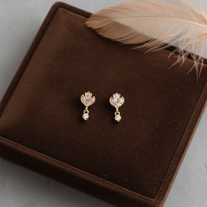 DIAMOND INIYA DROP EARRINGS
