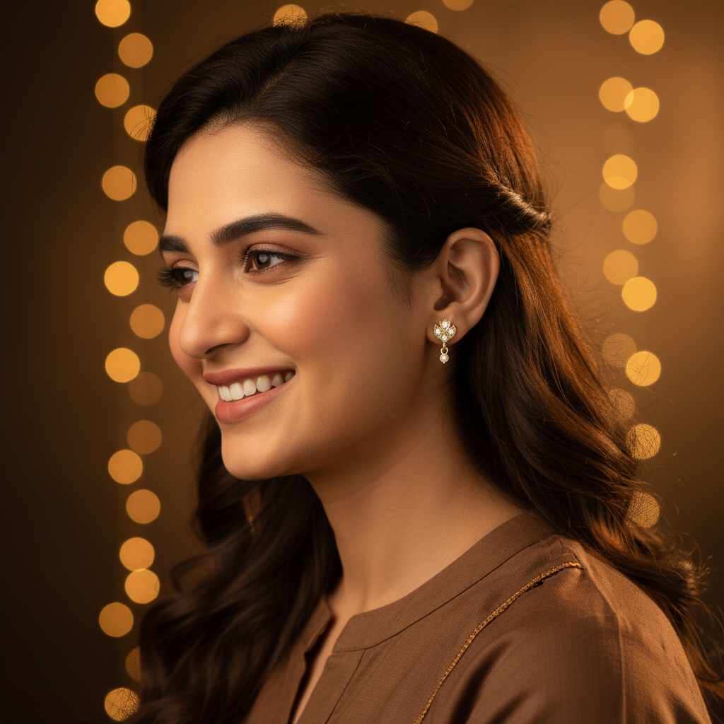 DIAMOND INIYA DROP EARRINGS