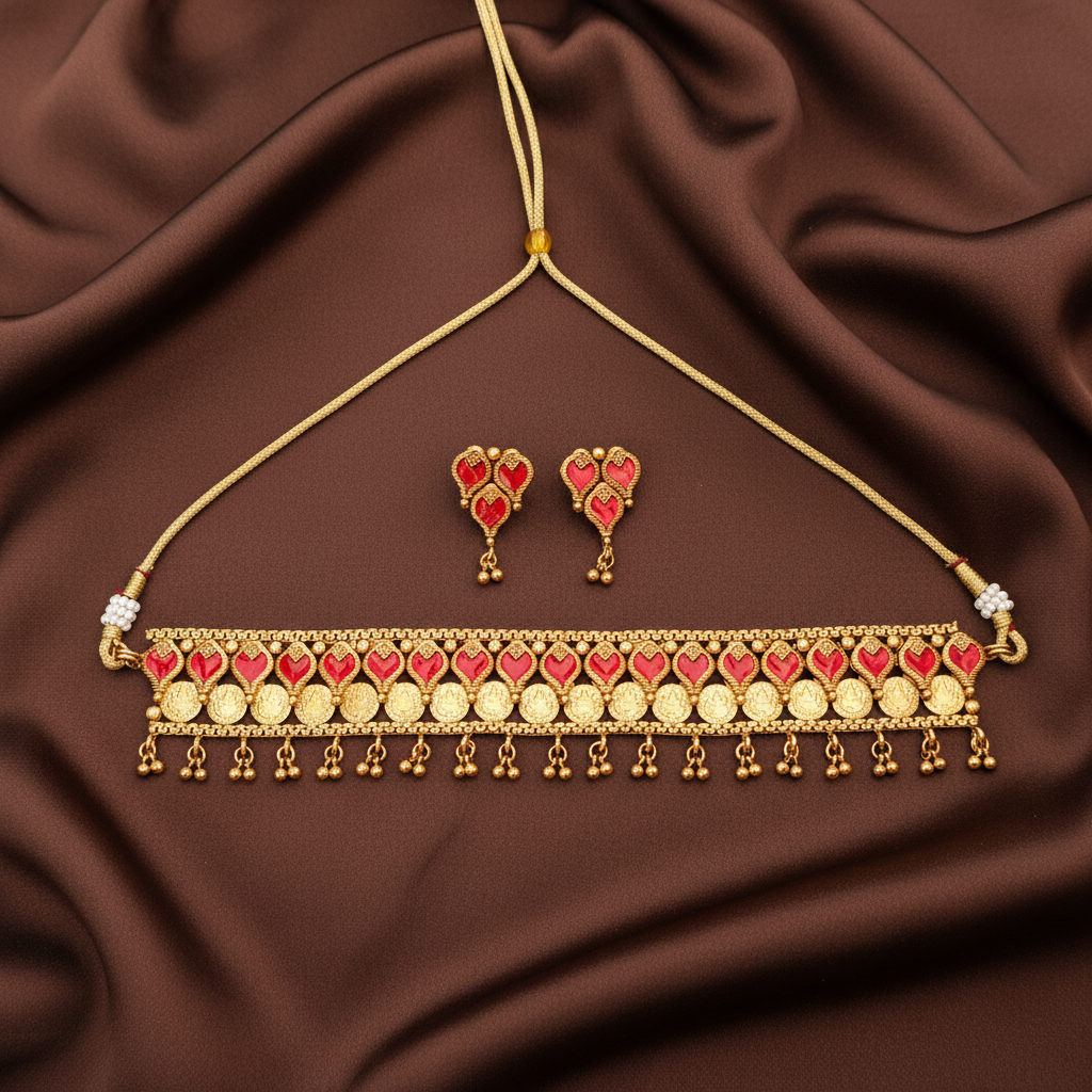 RUBY NIHA PALAKA JEWELLERY SET