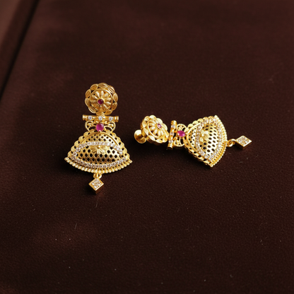 MICRO GOLD ELAKYA  JEWELLERY SET COMBO
