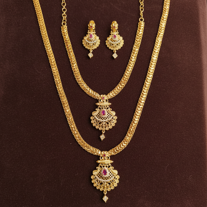 MICRO GOLD ANBINI JEWELLERY SET COMBO
