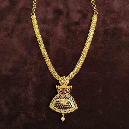 MICRO GOLD ELAKYA  JEWELLERY SET COMBO