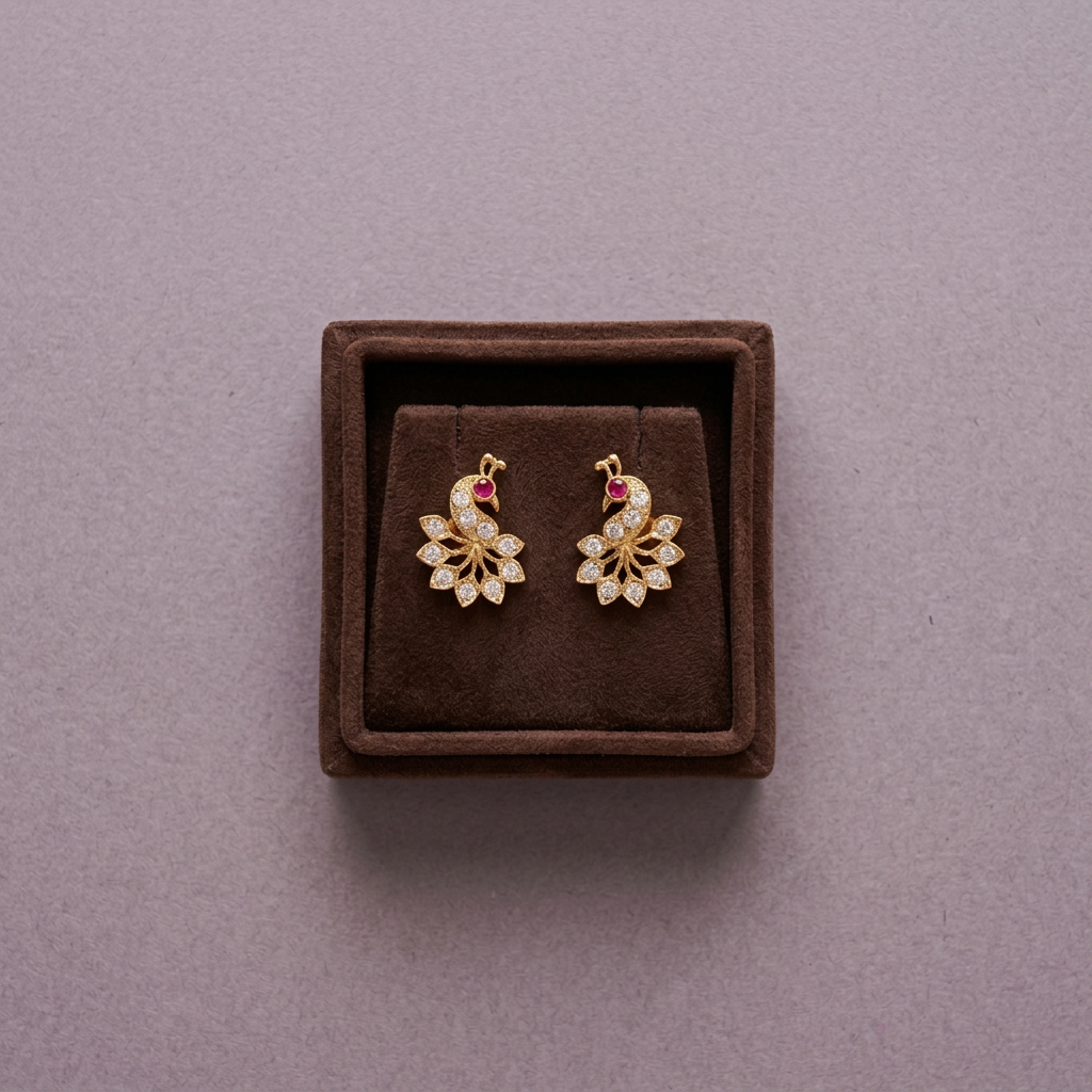 DIAMOND GEETHIKA STUD EARRINGS