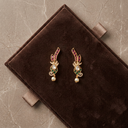 MULTICOLOR AMELIA EARCUFF EARRINGS